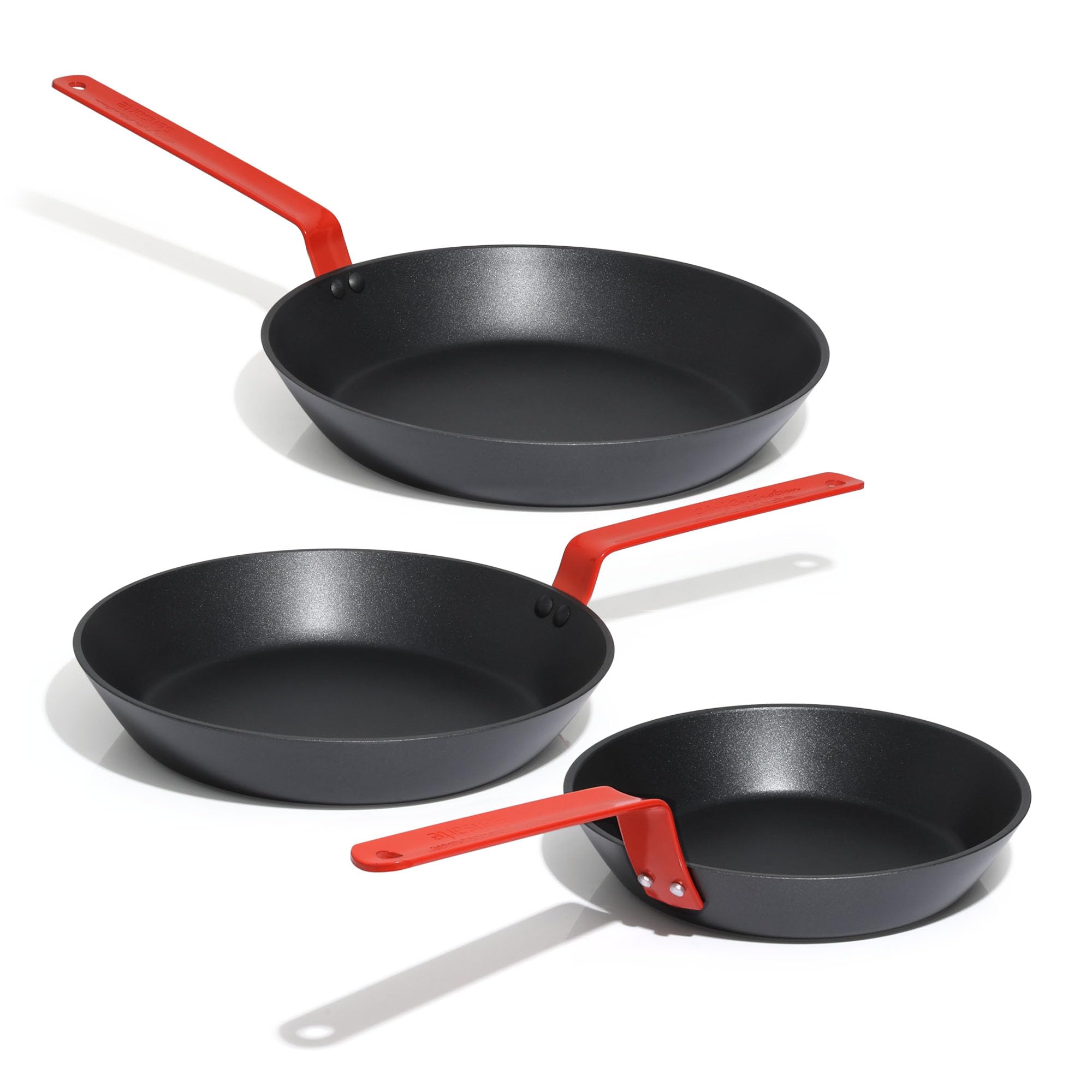 SENSARTE Nonstick Frying Pan Set 2-Piece, Oven Safe Skillets with Swiss Coating, Induction Compatible Chef Pan Set, Dishwasher Safe Cooking Pans, PFOA PFOS Free, 8 and 10 Inch