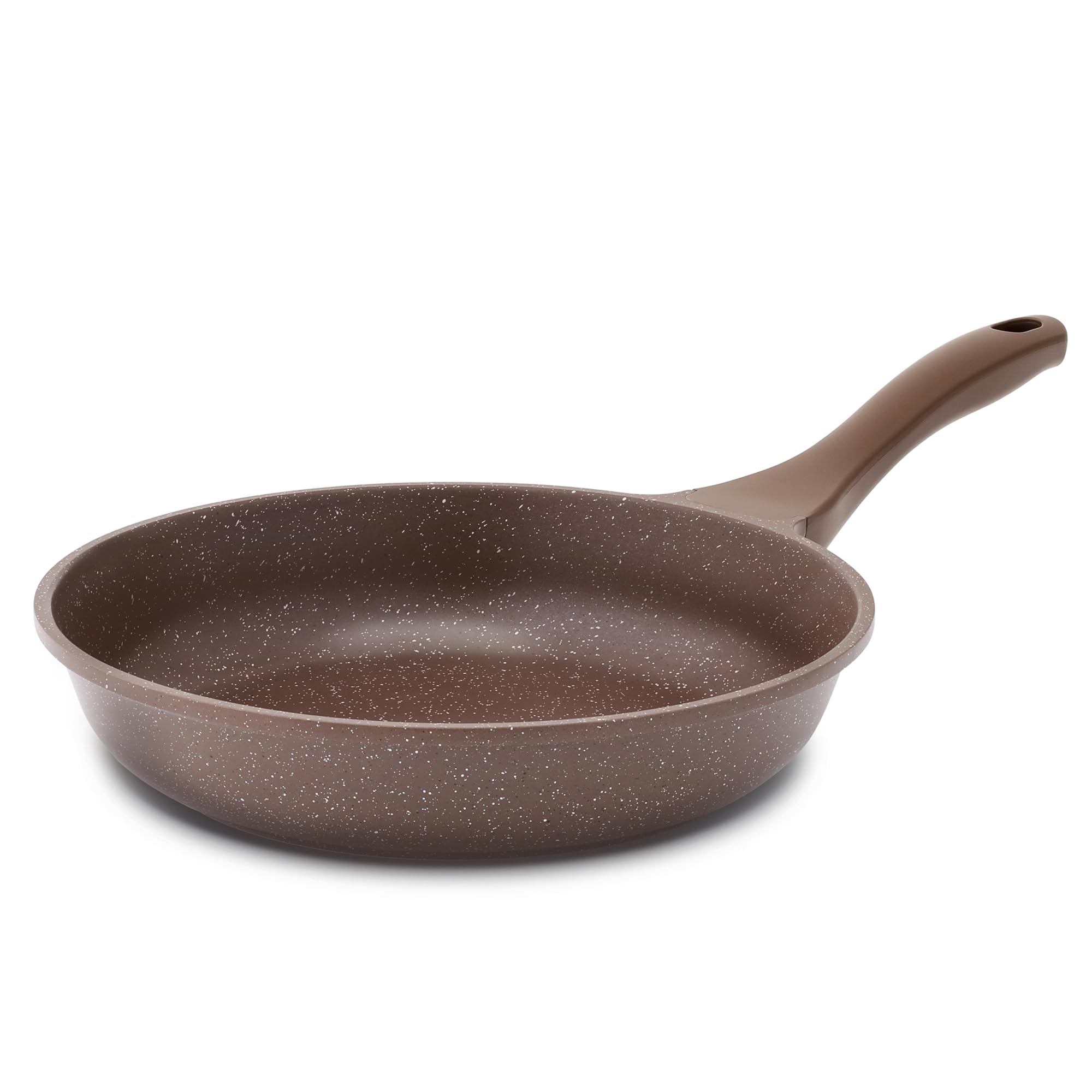 SENSARTE Nonstick Frying Pan Skillet, Swiss Granite Coating Omelette Pan, Healthy Stone Cookware Chef's Pan, PFOA Free (8/9.5/10/11/12.5 Inch) (10 Inch)
