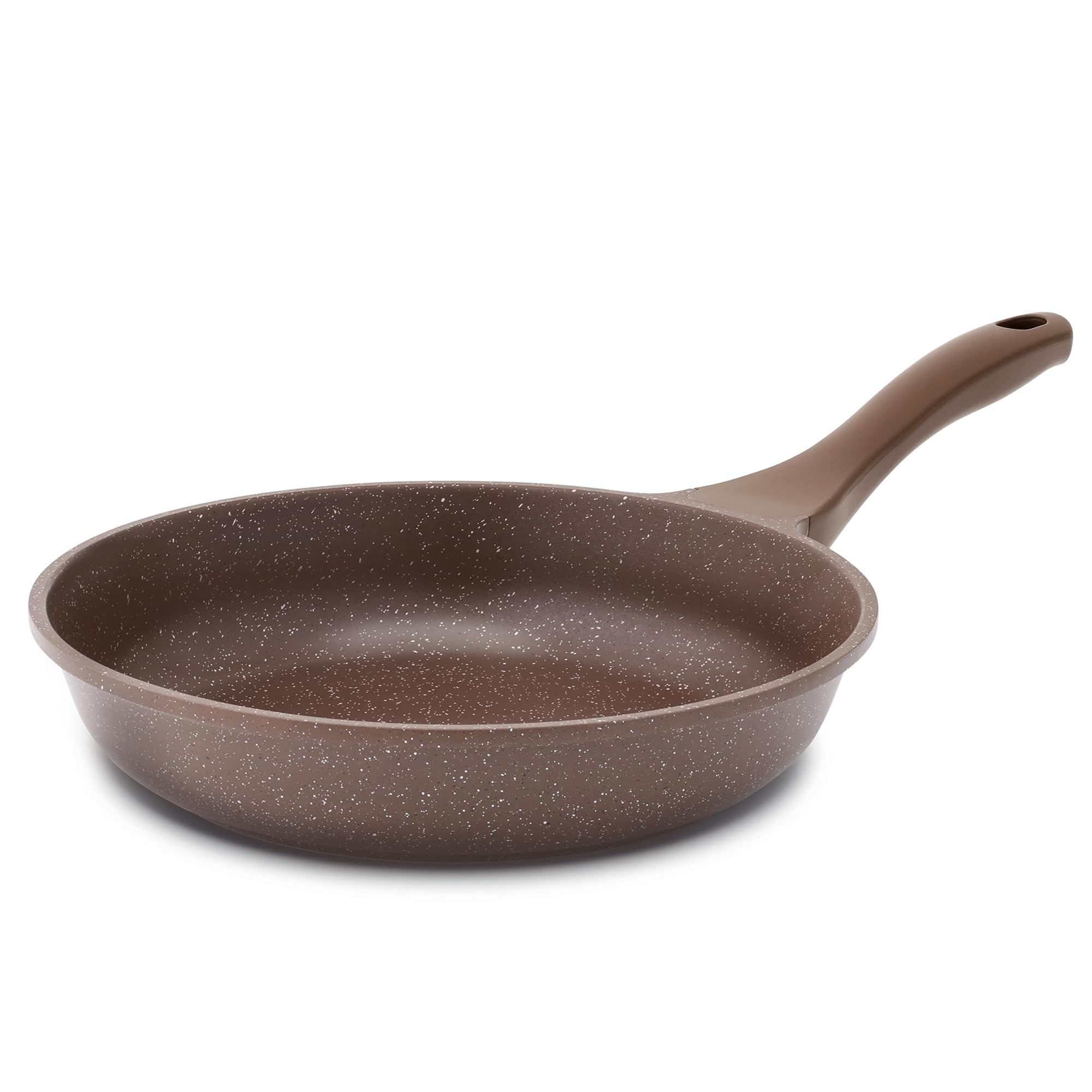 SENSARTE Nonstick Frying Pan Skillet, Swiss Granite Coating Omelette Pan, Healthy Stone Cookware Chef's Pan, PFOA Free (8/9.5/10/11/12.5 Inch) (10 Inch)
