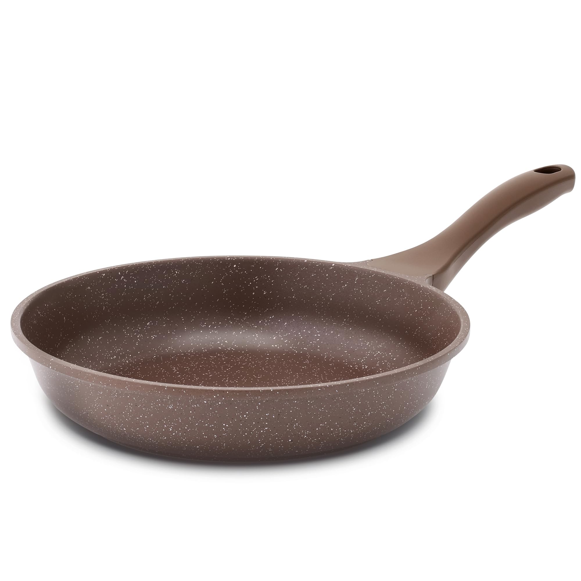SENSARTE Nonstick Frying Pan Skillet, Swiss Granite Coating Omelette Pan, Healthy Stone Cookware Chef's Pan, PFOA Free (8/9.5/10/11/12.5 Inch) (10 Inch)